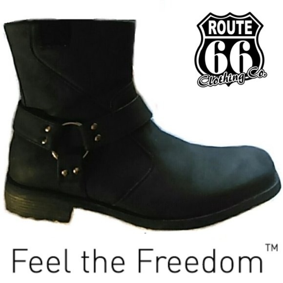 vegan harness boots